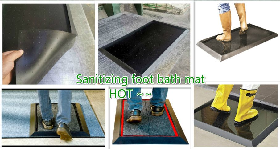 foot bath mat, disinfection door mat, foot dip mat